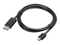 DisplayPort kabel - Mini DisplayPort (M) naar DisplayPort (M) - voor ThinkPad L470; L570; P51; T431s; T470p; T530; W550s; X240 - thumbnail