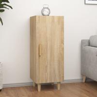 Dressoir 34,5x34x90 cm bewerkt hout sonoma eikenkleurig - thumbnail