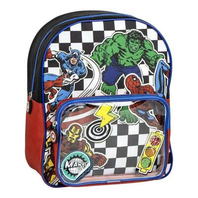 Schoolrugzak The Avengers Zwart 25 x 31 x 12 cm
