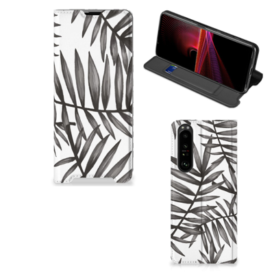 Sony Xperia 1 III Smart Cover Leaves Grey Sony Xperia 1 III Smart Cover Leaves Grey