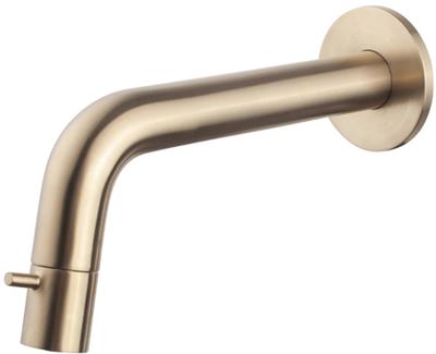 Saqu Shine wand fonteinkraan geborsteld messing