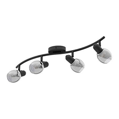 EGLO POLLICA plafondverlichting Zwart, Transparant E14 EGLO POLLICA plafondverlichting Zwart, Transparant E14