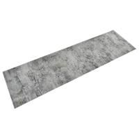 VidaXL Keukenmat wasbaar betonprint 45x150 cm fluweel - thumbnail