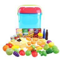 Playgo speelgoed eten in opbergbox - 51dlg. - thumbnail