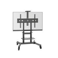 ONKRON TS1891-B Mobiele kantelbare standaard voor tv's van 50“- 90”, max. 100 kg, zwart - thumbnail