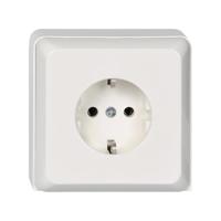 ELSO stopcontact 515114 1-voudig 16A RENOVATIE zuiver wit Wandcontactdoos Renovatie 1 stuk(s) - thumbnail