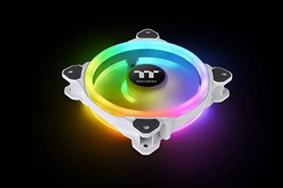 Thermaltake Riing Trio 12 RGB Radiator Fan White TT Premium Edition case fan - thumbnail