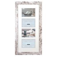 Zep fotolijst v24106 nelson 6 4q white wash voor 4 foto's - thumbnail