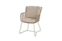 4SO Fabrice dining tuinstoel latte - thumbnail