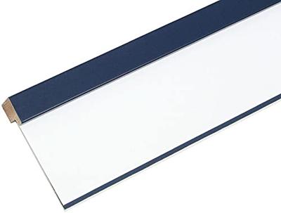 Deknudt Fotokader in blauw met passe-partout 13x18 S43AM6