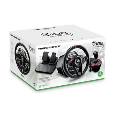 Gamingstuur - THRUSTMASTER - T128 X SHIFTER PACK - Voor Xbox Series XS Xbox One en PC - Zwart en Rood