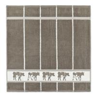 DDDDD keukendoek 60x55 cm zw/bon taupe - thumbnail