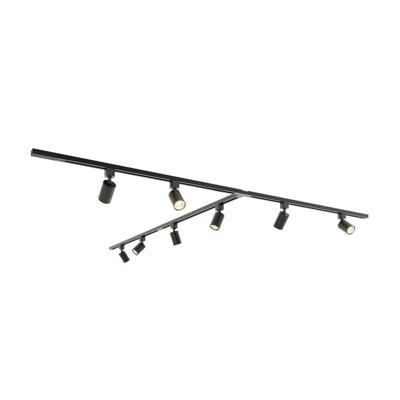 Taros Railverlichting Pakket - T-vorm - 4x 1m rail - 8 railspots - Incl. RGBWW GU10 - IP20 - Modulair - 230V Taros Railverlichting Pakket - T-vorm - 4x 1m rail - 8 railspots - Incl. RGBWW GU10 - IP20 - Modulair - 230V