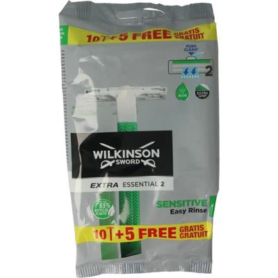 Wilkinson Wilkinson Extra2 Sensitive 10 + 5 (15st) Wilkinson Wilkinson Extra2 Sensitive 10 + 5 (15st)