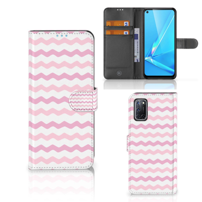 OPPO A72 | OPPO A52 | Telefoon Hoesje | Waves Roze