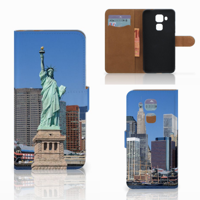 Huawei Nova Plus Flip Cover Vrijheidsbeeld - thumbnail