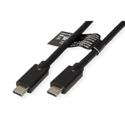 ROLINE USB3.2 Gen2x2 Kabel, C-C, M/M, 20Gbit/s, 240W, zwart, 1,5 m