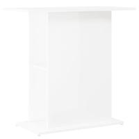 VidaXL Aquariumstandaard 75x36x72,5 cm bewerkt hout hoogglans wit - thumbnail