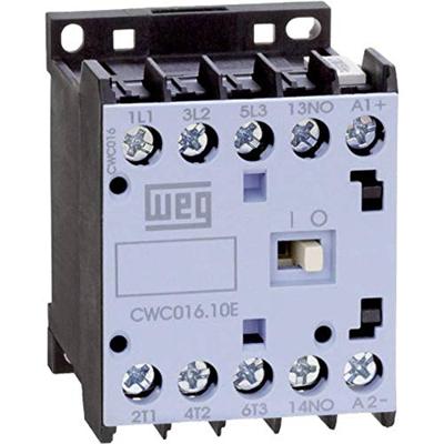 WEG CWC012-01-30D24 Contactor 3x NO 5.5 kW 230 V/AC 12 A Met hulpcontact Geschikt voor merk (relais): Weg Piece 1 stuk(s)