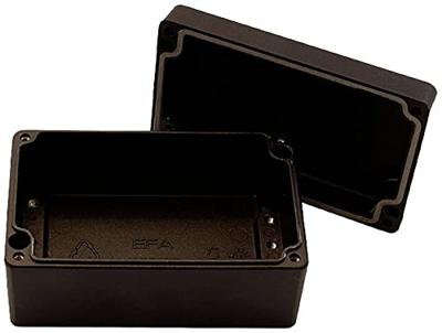 Reltech EfaBox 128-000-355 Universele behuizing 125 x 80 x 57 Aluminium Poedercoating Zwart 1 stuk(s)