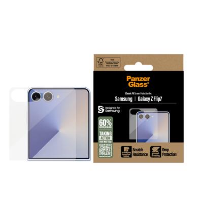 PanzerGlass PG41053 Screenprotector (glas) Samsung Galaxy Z flip7 1 stuk(s) Krasvast, Antibacterieel, Anti-vingerafdruk