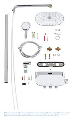Rainshower Systeem SmartControl 360 DUO Douchesysteem met thermostaatkraan (Moon White) - thumbnail