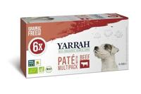 Yarrah Verpakking met 6 blikjes paté met biologische kalf voor honden, 6 x 150 g - thumbnail