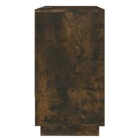 Dressoir 70x41x75 cm bewerkt hout gerookt eikenkleurig - thumbnail