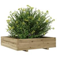 Plantenbak 100x100x26,5 cm gempregneerd grenenhout - thumbnail
