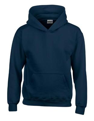 Gildan G18500K Heavy Blend™ Youth Hooded Sweatshirt - Navy - S (116/128)