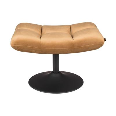 Dutchbone Hocker 'Bar' Velvet, kleur Goud Dutchbone Hocker 'Bar' Velvet, kleur Goud