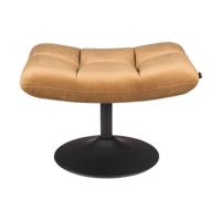 Dutchbone Hocker 'Bar' Velvet, kleur Goud - thumbnail