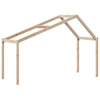 Stapelbedframe zonder matras massief grenenhout 90x190 cm - thumbnail