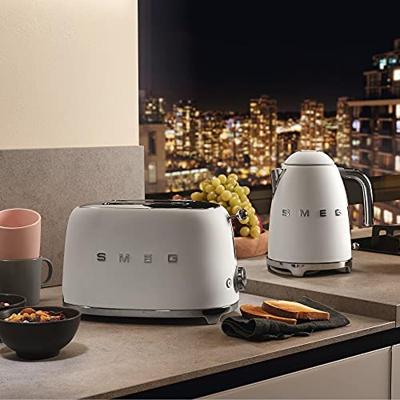 Smeg KLF03WHMEU jaren &apos;50 waterkoker, mat wit - thumbnail