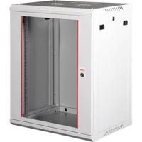ROLINE 19” wandbehuizing Basic Plus 18U, 600x450 BxT grijs - thumbnail