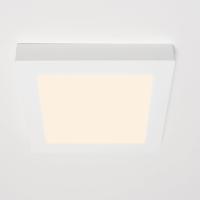 LED's Light Inbouw/Opbouw LED Plafondlamp CCT Ø 20 cm vierkant - Dimbaar - warm en koud wit - Zaagmaat 200×200mm - Wit - thumbnail
