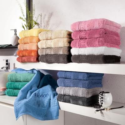 Cawö Cawö Noblesse Uni Badhanddoek Zilver