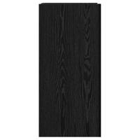 Dressoir Zwart Eiken 45 x 35 x 75 cm Bewerkt hout - thumbnail