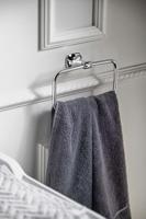 Handdoekhouder Sapho Aida Rechthoekig 20.5x12.4 cm Chroom - thumbnail