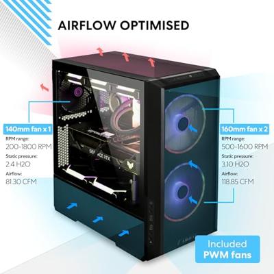 Lian Li LANCOOL 216RW Midi-tower Behuizing, Gaming-behuizing Wit