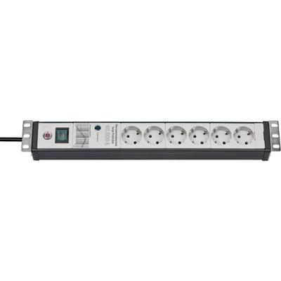 Brennenstuhl 1156057696 Overspanningsveilige stekkerdoos Zwart, Lichtgrijs Randaarde stekker 1 stuk(s) Brennenstuhl 1156057696 Overspanningsveilige stekkerdoos Zwart, Lichtgrijs Randaarde stekker 1 stuk(s)
