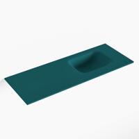 MONDIAZ LEX Smag solid surface inleg wastafel voor toiletmeubel 80cm. Positie wasbak rechts - thumbnail
