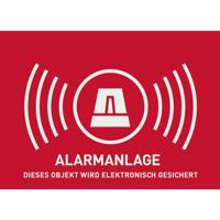 ABUS AU1322 Waarschuwingssticker Alarmsysteem Taal: Duits (b x h) 148 mm x 105 mm - thumbnail