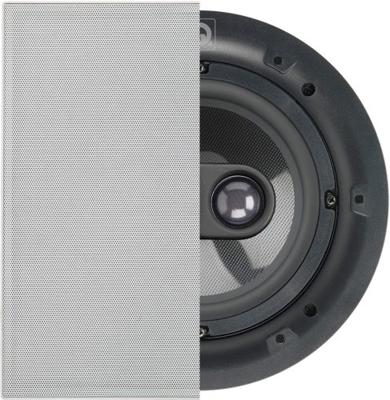 Q Acoustics QI 65SP 6.5-Inch ST Performance Enkele Vierkante Grille Stereo In-Plafond Luidspreker - Wit