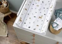 Rotho Aankleedkussen Bosdieren 50x70 cm Wit - thumbnail