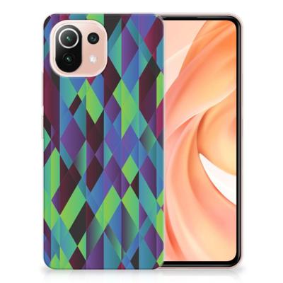 Xiaomi Mi 11 Lite | 11 Lite 5G NE | TPU Hoesje | Abstract Green Blue