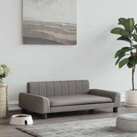 Hondenmand 90x53x30 cm stof taupe - thumbnail