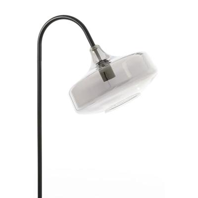 Light & Living Vloerlamp 'Solna' 160cm hoog, kleur Smoke/Mat Zwart