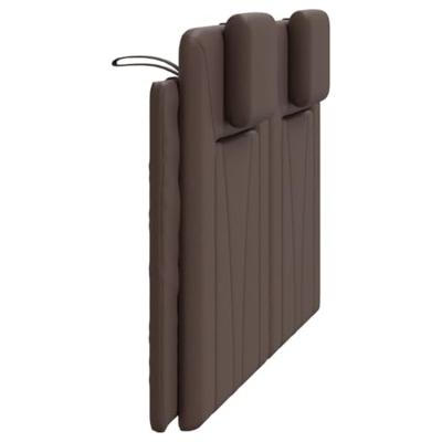 Hoofdbordkussen 120 cm kunstleer bruin Hoofdbordkussen 120 cm kunstleer bruin