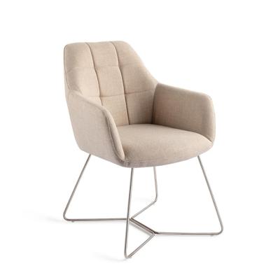 Jesper Home Eetkamerstoel 'Noto' Beehive Steel, kleur Overnight Oats